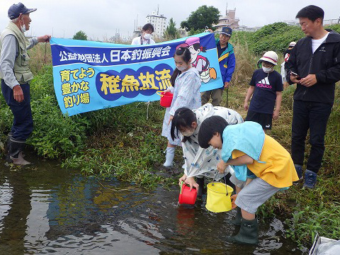 放流実施報告